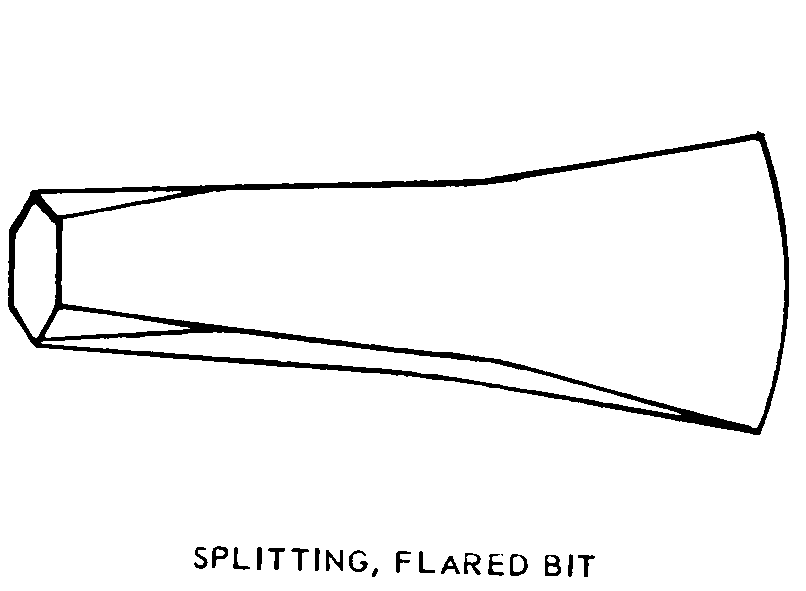 SPLITTING, FLARED BIT style nsn 5120-00-243-2802