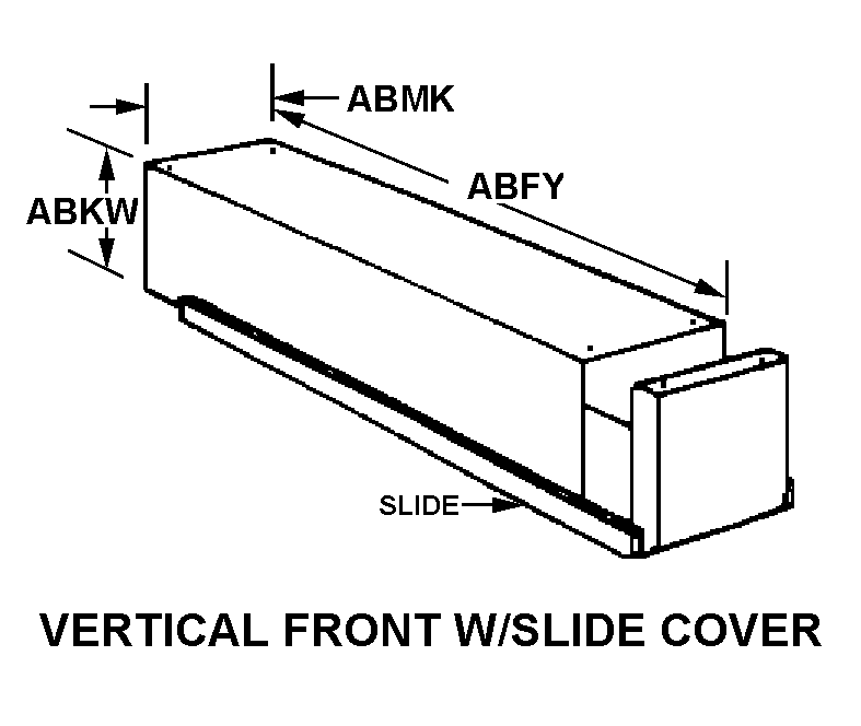 VERTICAL FRONT W/SLIDE COVER style nsn 5975-01-234-3861