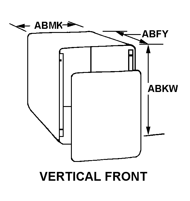 VERTICAL FRONT style nsn 5975-01-538-9354