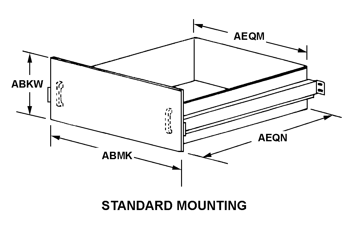 STANDARD MOUNTING style nsn 5975-01-098-1640