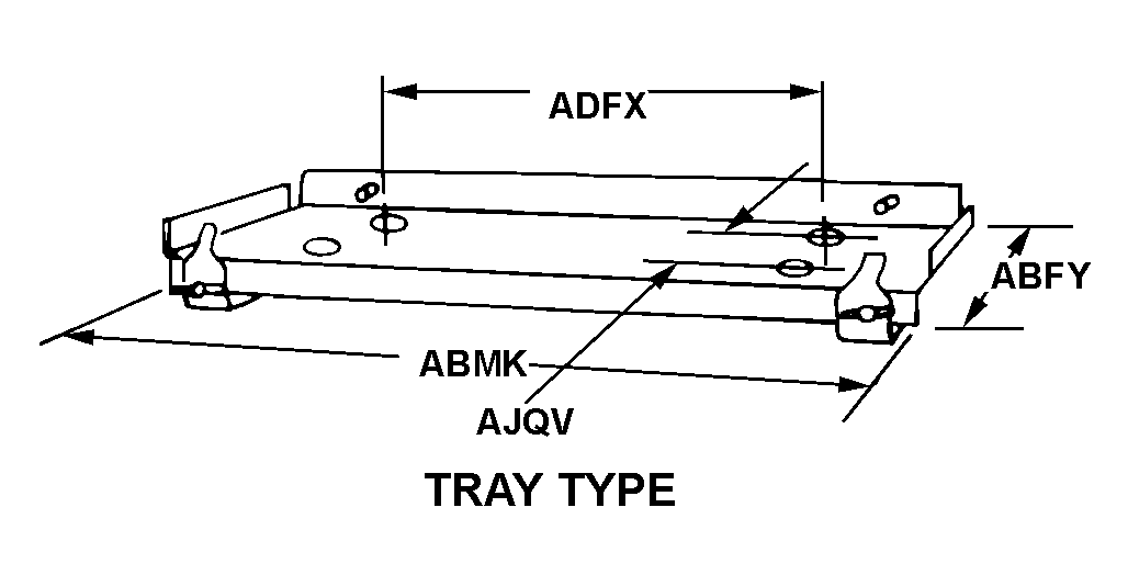 TRAY TYPE style nsn 5975-01-301-0182