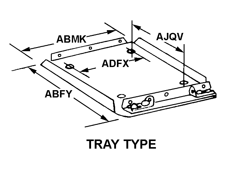 TRAY TYPE style nsn 5975-01-301-0182