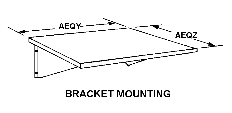 BRACKET MOUNTING style nsn 5975-01-601-4330