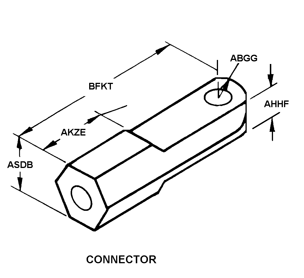 CONNECTOR style nsn 5340-01-441-3988