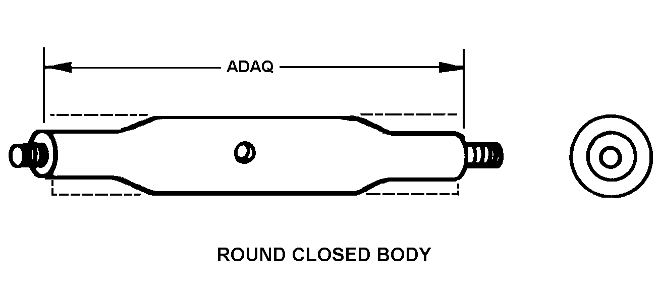ROUND CLOSED BODY style nsn 5340-01-203-6518
