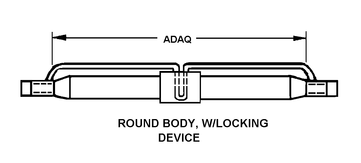 ROUND BODY W/LOCKING DEVICE style nsn 5340-00-316-5727