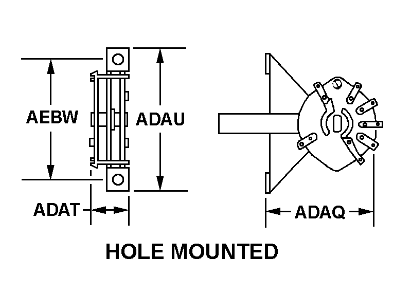 HOLE MOUNTED style nsn 5930-01-450-1297