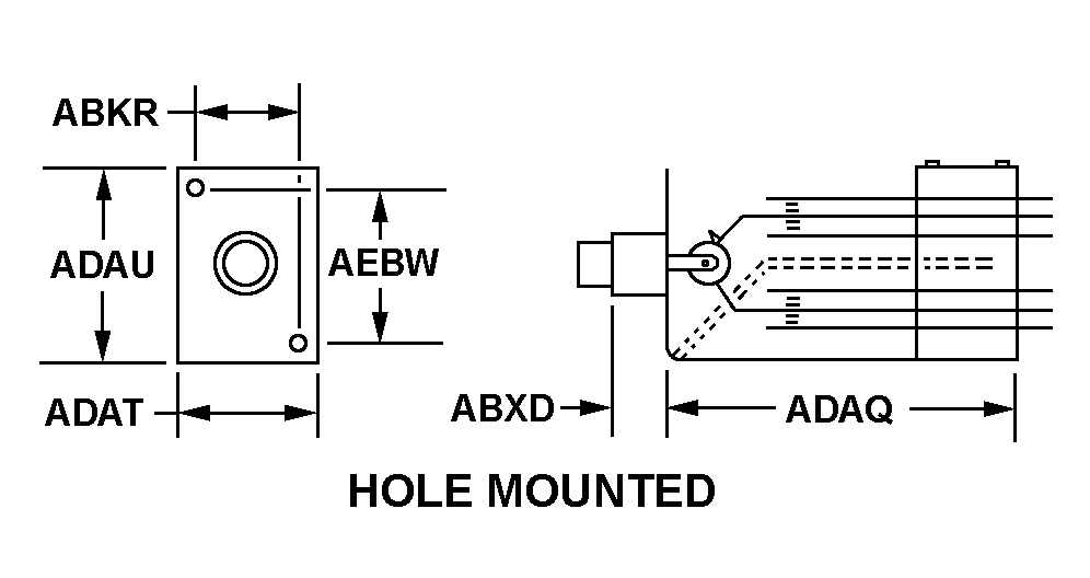 HOLE MOUNTED style nsn 5930-01-450-1297