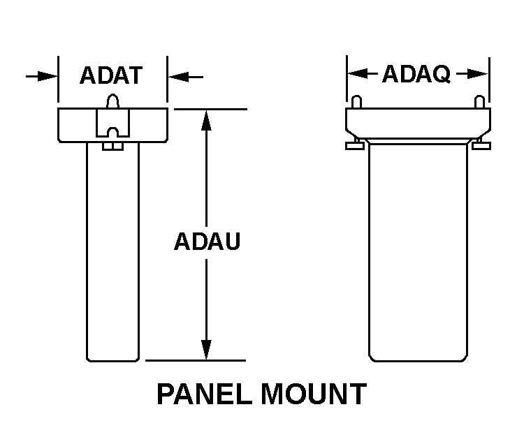 PANEL MOUNT style nsn 5930-01-551-2718