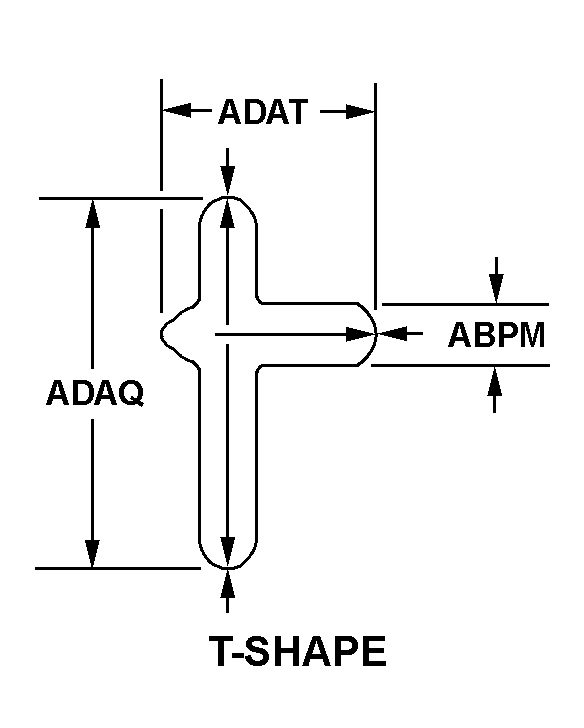 T-SHAPE style nsn 5930-00-907-3561