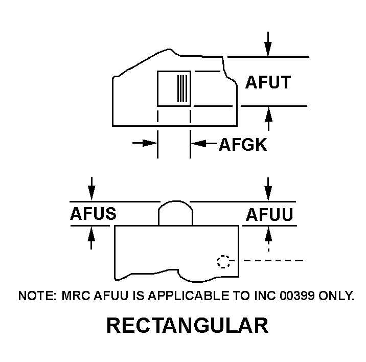 RECTANGULAR style nsn 5930-01-358-5608