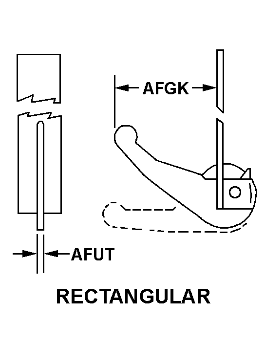 RECTANGULAR style nsn 5930-01-222-7508