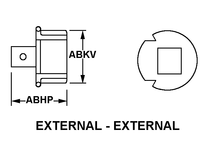EXTERNAL-EXTERNAL style nsn 5120-01-549-5826