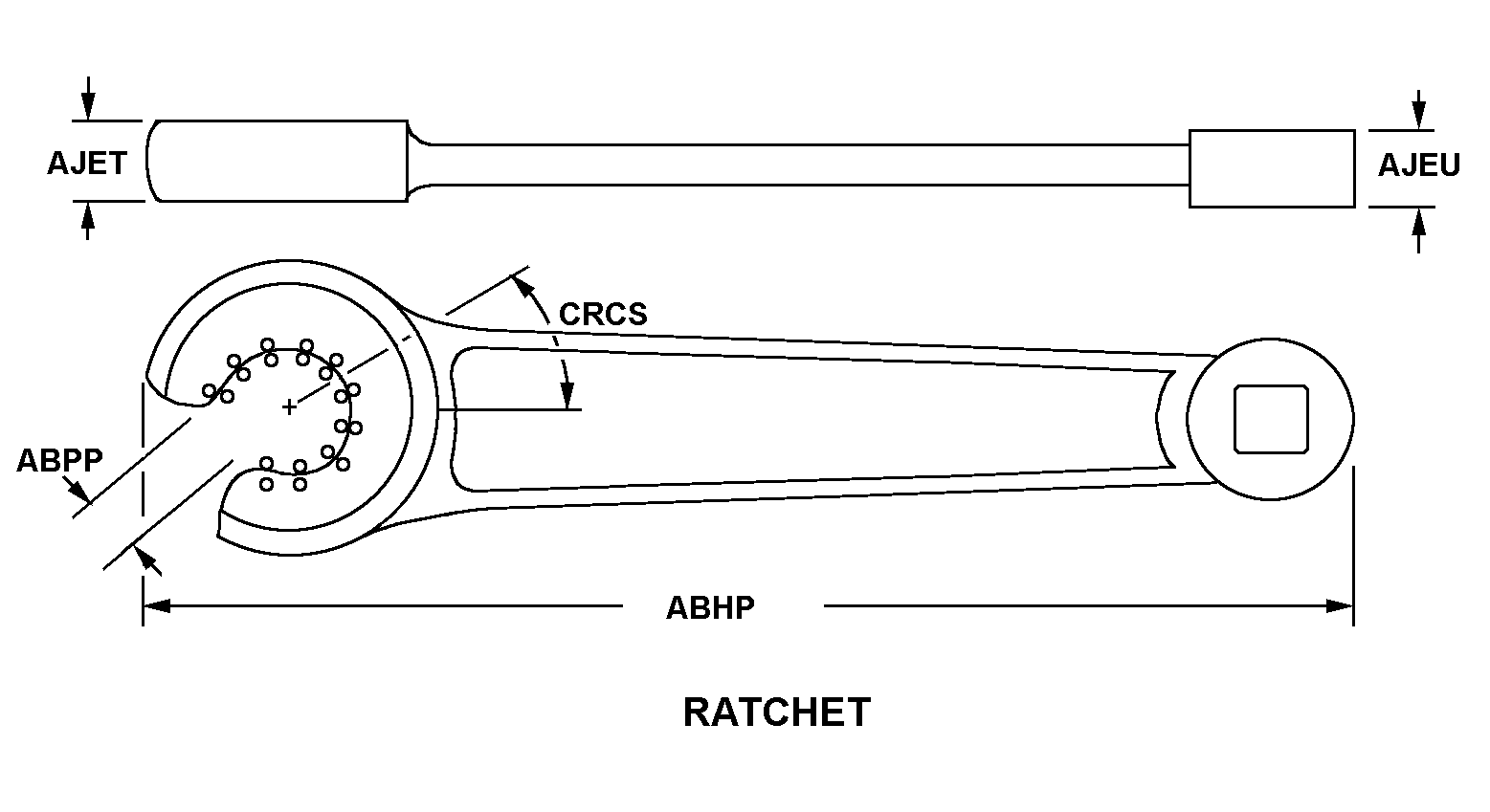 RATCHET style nsn 5120-01-437-1857