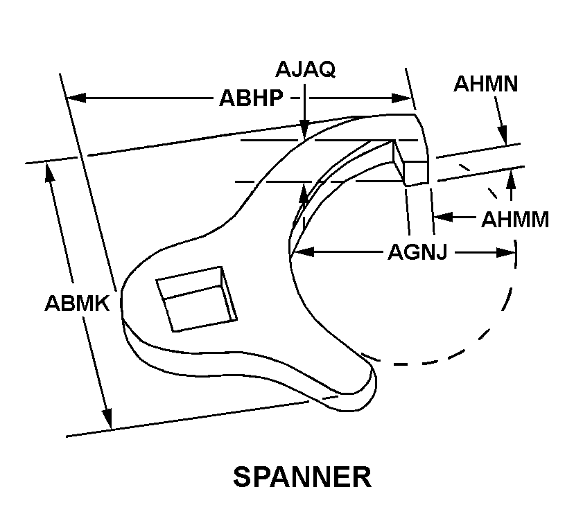 SPANNER style nsn 5120-01-154-8762
