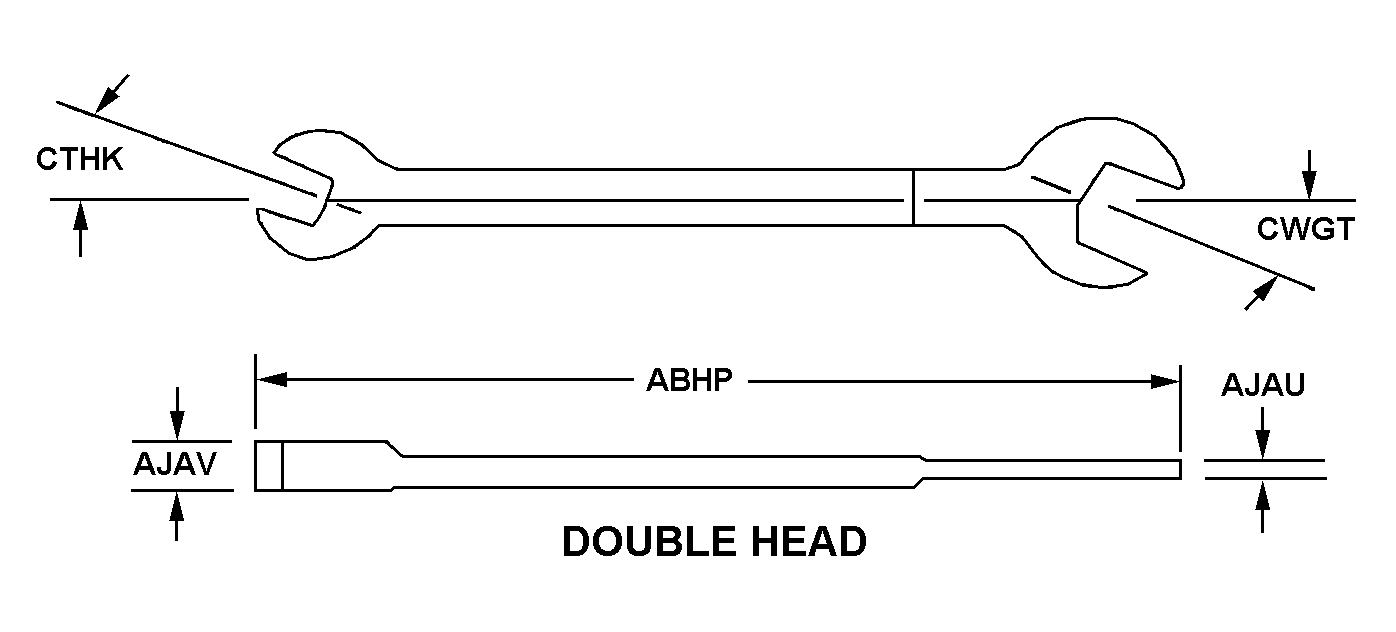DOUBLE HEAD style nsn 5120-01-116-6759