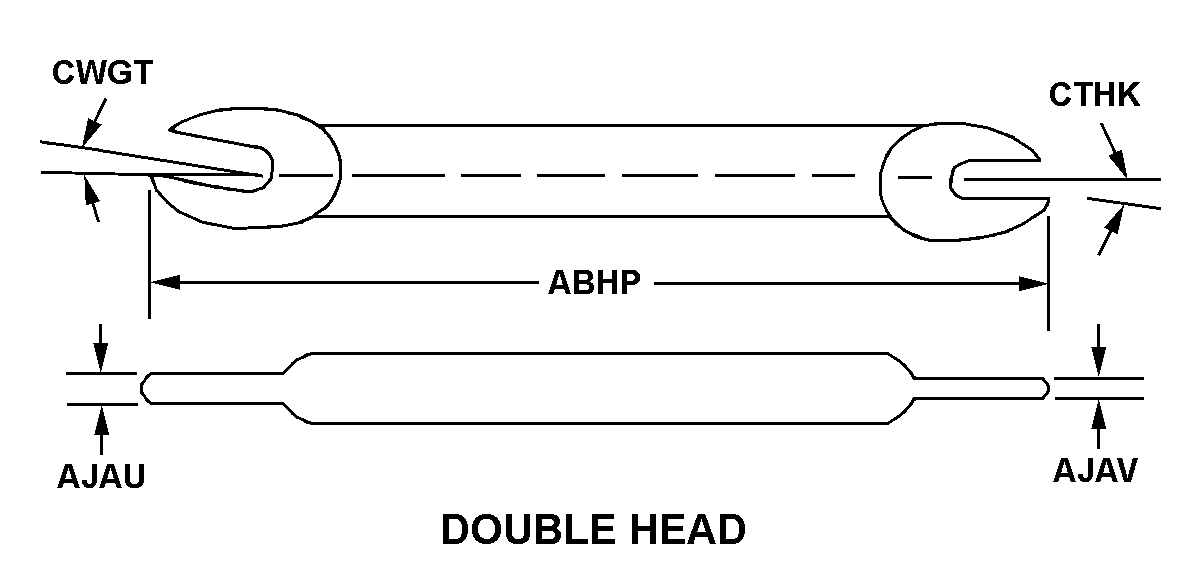 DOUBLE HEAD style nsn 5120-01-548-9088