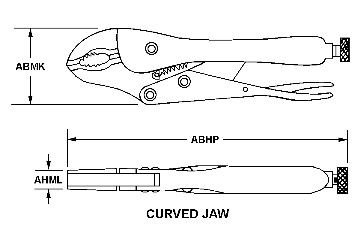 CURVED JAW style nsn 5120-01-474-0267