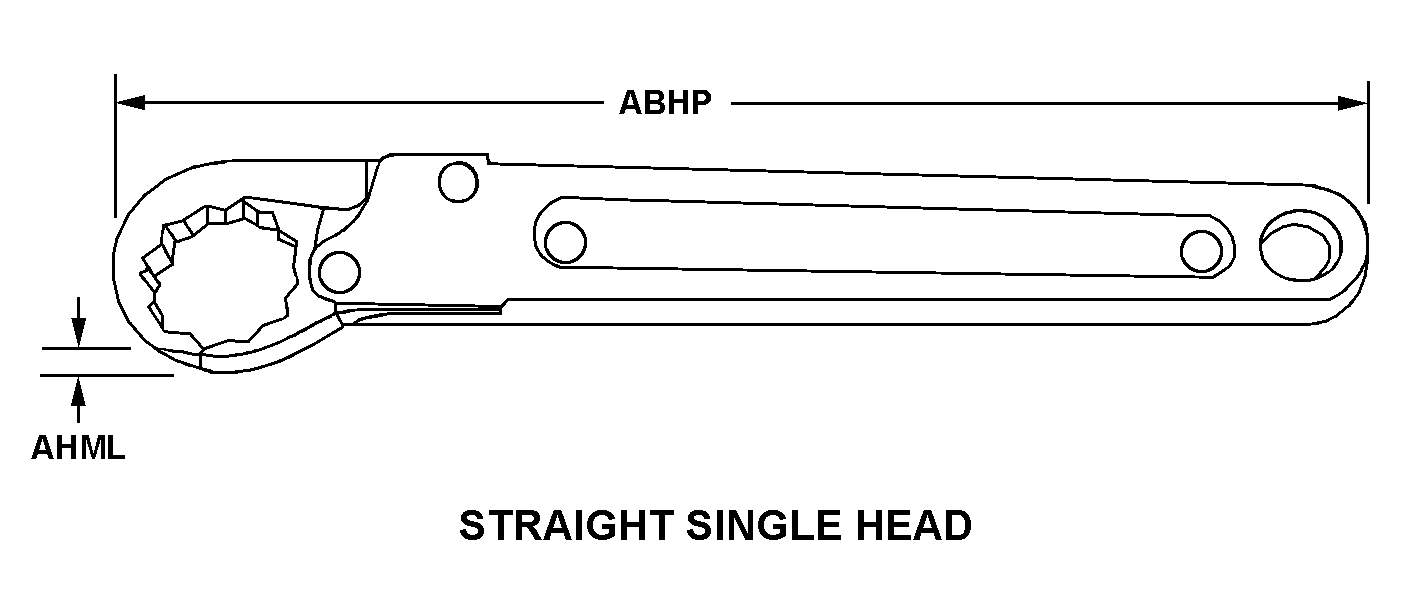 STRAIGHT SINGLE HEAD style nsn 5120-00-122-7483