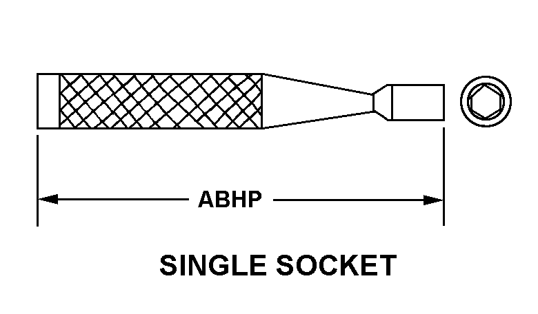 SINGLE SOCKET style nsn 5120-01-003-6711