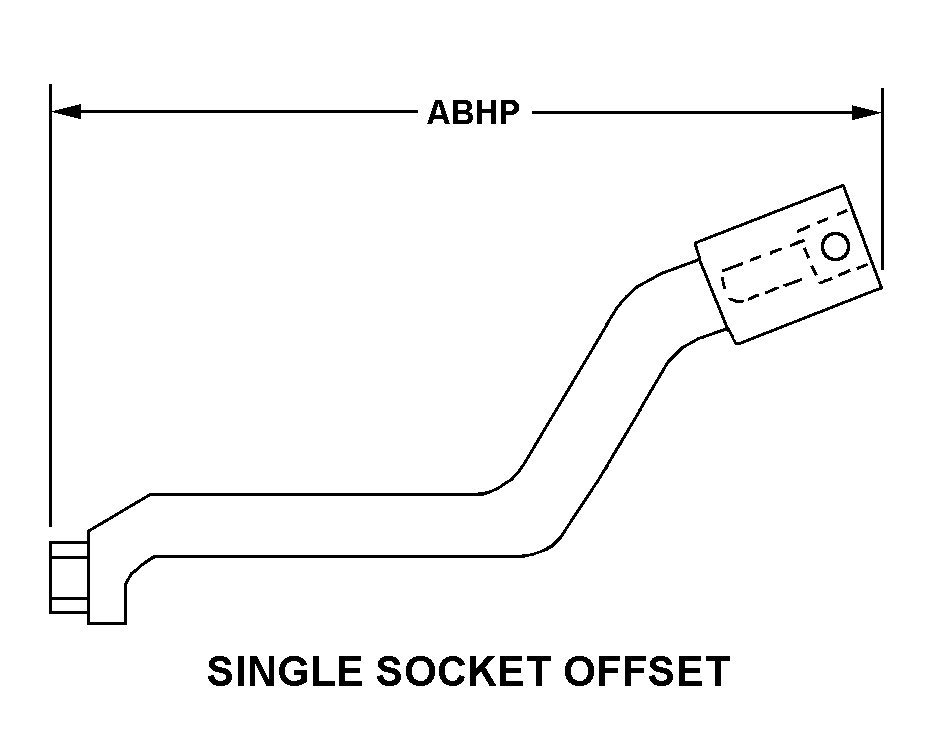 SINGLE SOCKET OFFSET style nsn 5120-01-434-4691