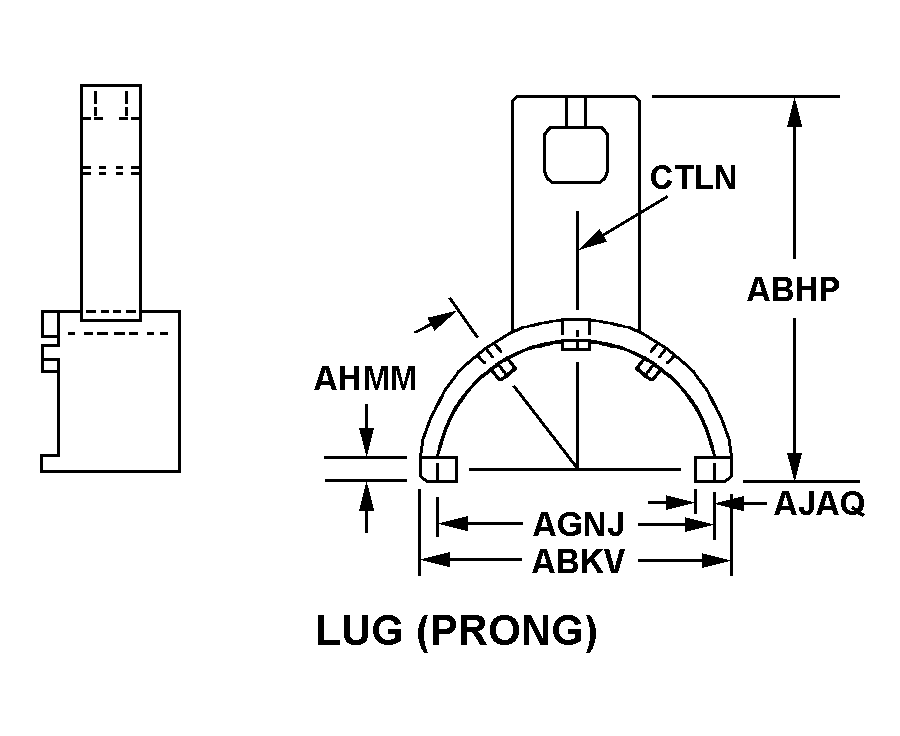 LUG style nsn 5120-01-333-9796