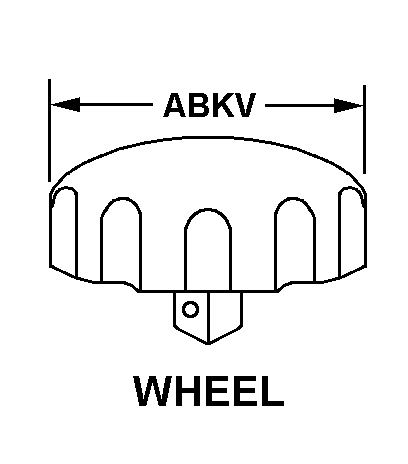 WHEEL style nsn 5120-01-567-9483