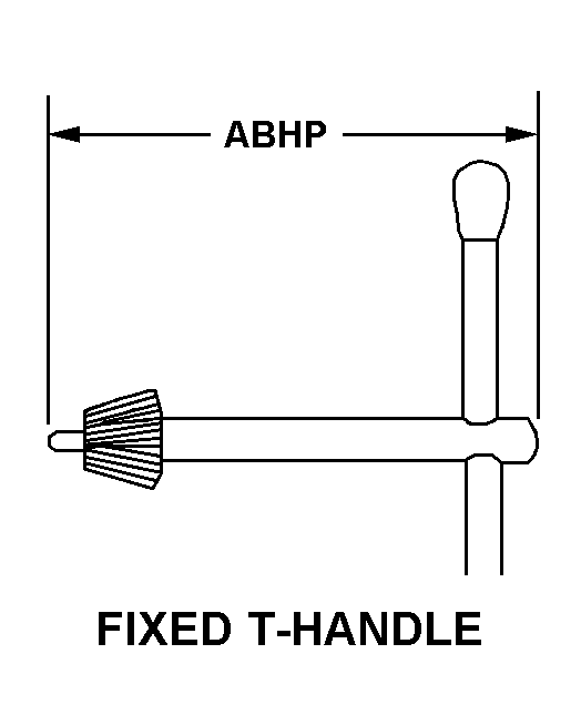 FIXED T-HANDLE style nsn 5120-01-431-7171