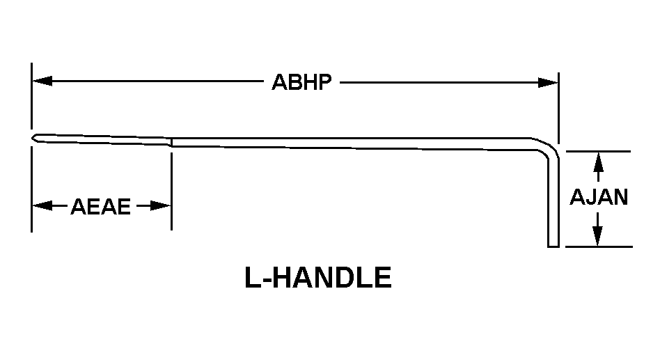 L-HANDLE style nsn 5120-01-597-4802
