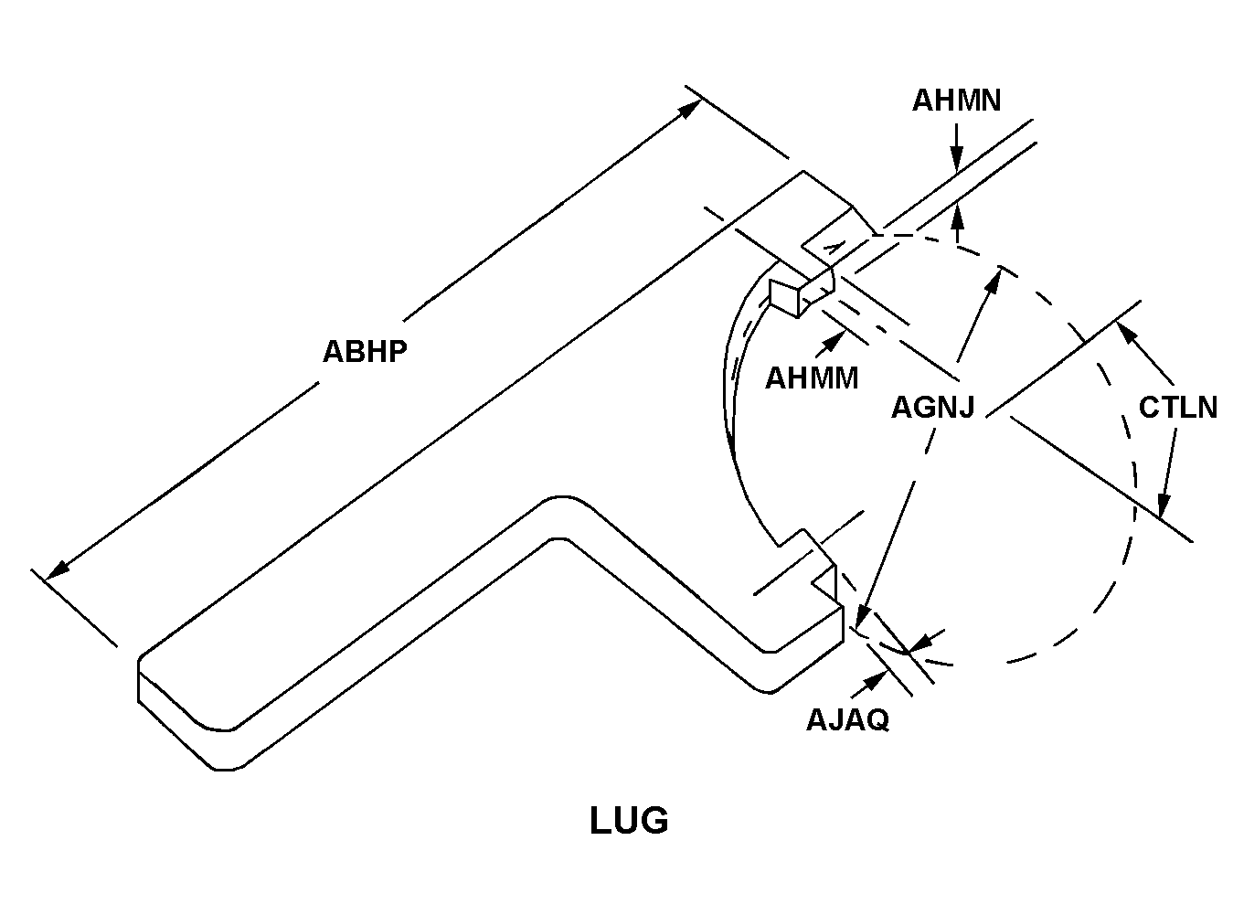 LUG style nsn 5120-01-333-9796