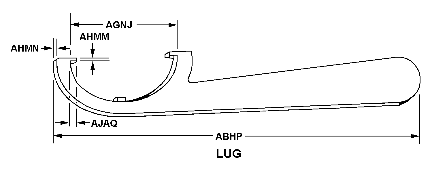 LUG style nsn 5120-01-333-9796