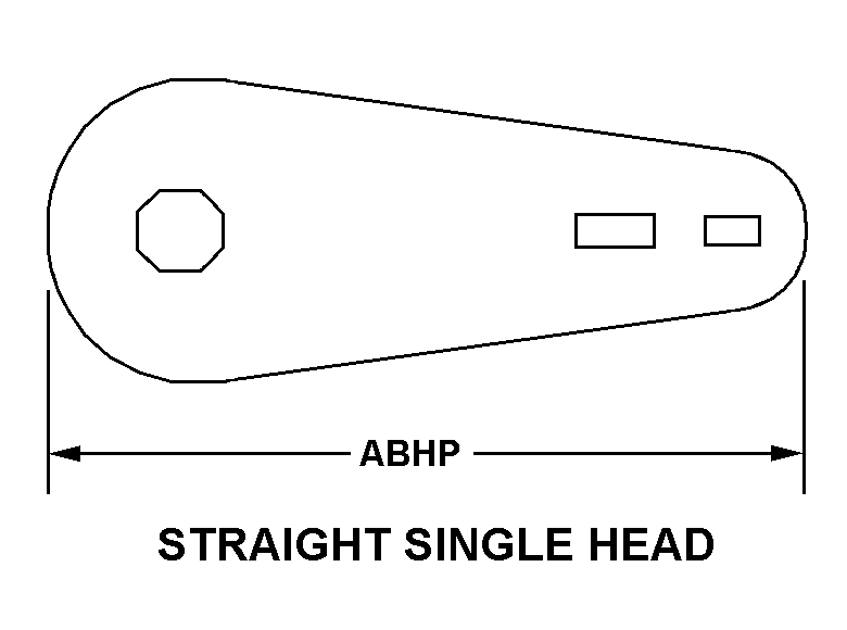 STRAIGHT SINGLE HEAD style nsn 5120-01-035-3350