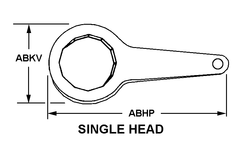 SINGLE HEAD style nsn 5120-00-595-9008