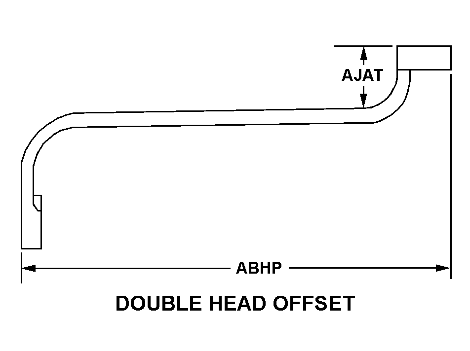 DOUBLE HEAD OFFSET style nsn 5120-01-632-6854