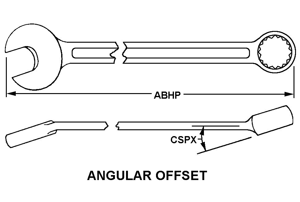 ANGULAR OFFSET style nsn 5120-01-032-6053