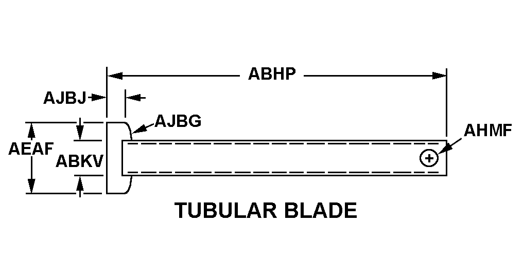 TUBULAR BLADE style nsn 5120-01-393-6290
