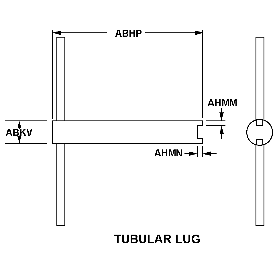TUBULAR LUG style nsn 5120-01-033-7842