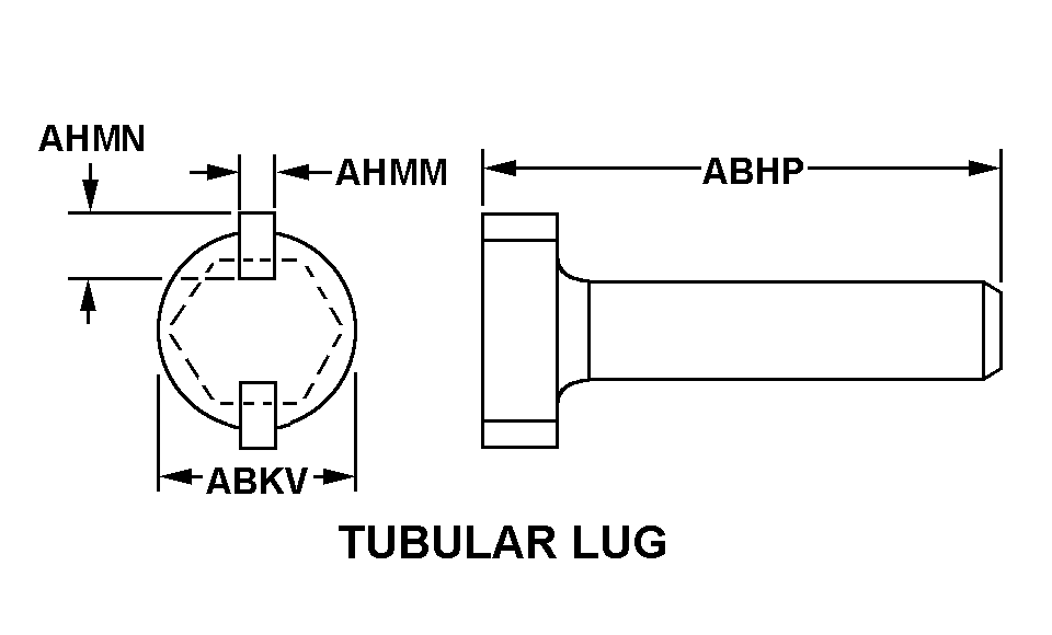 TUBULAR LUG style nsn 5120-00-909-6856