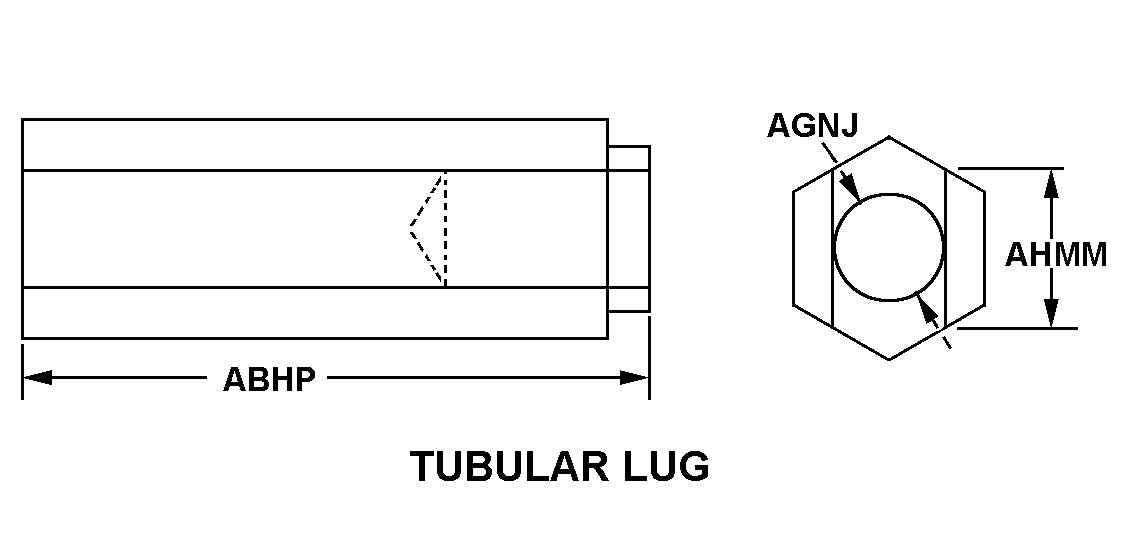 TUBULAR LUG style nsn 5120-01-149-0234