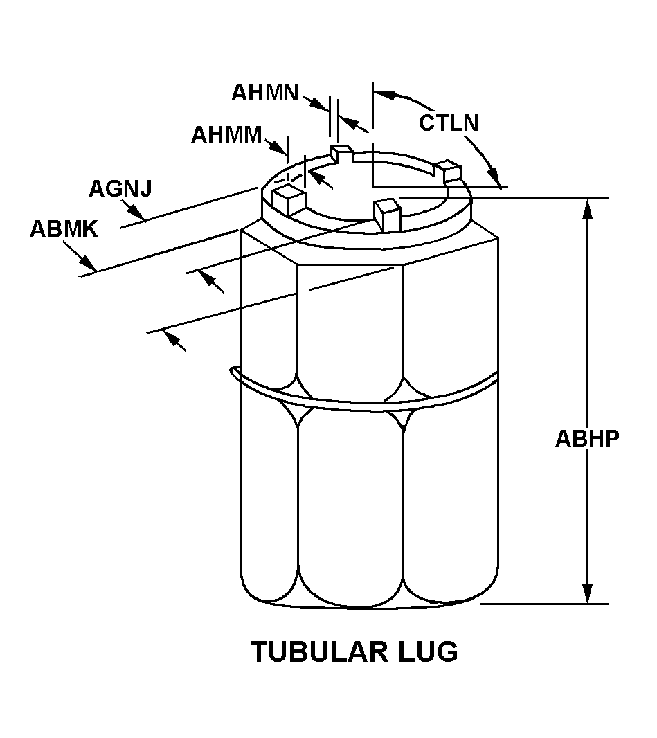 TUBULAR LUG style nsn 5120-01-354-8444