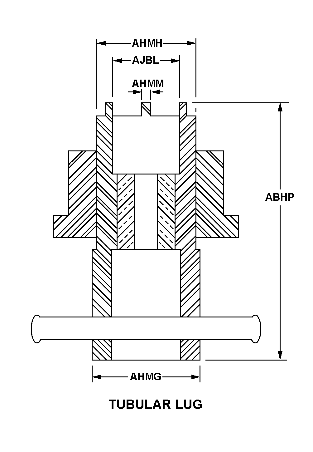 TUBULAR LUG style nsn 5120-01-354-8444