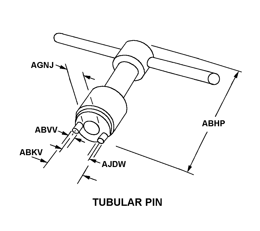 TUBULAR PIN style nsn 5120-00-020-7131