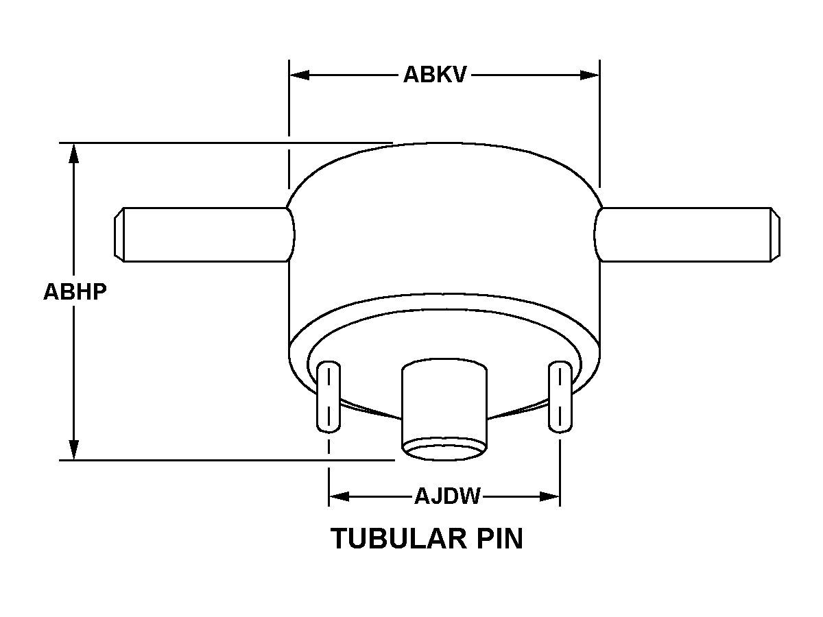 TUBULAR PIN style nsn 5120-01-072-2295
