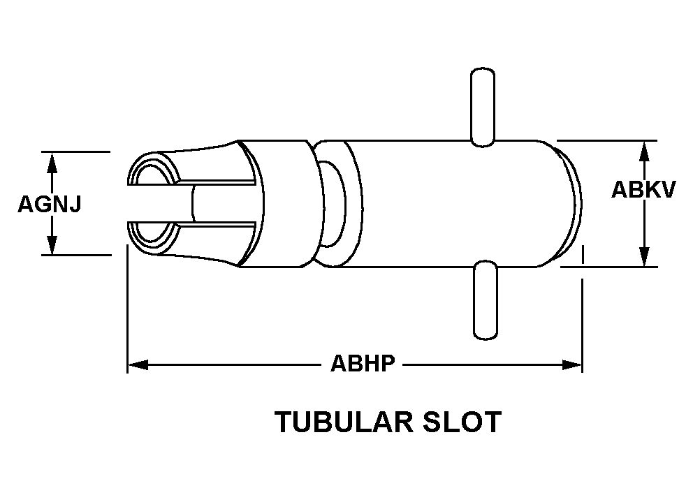 TUBULAR SLOT style nsn 5120-00-468-0916