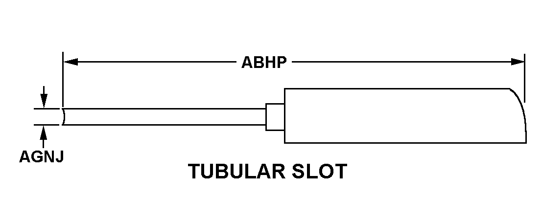 TUBULAR SLOT style nsn 5120-01-407-8166