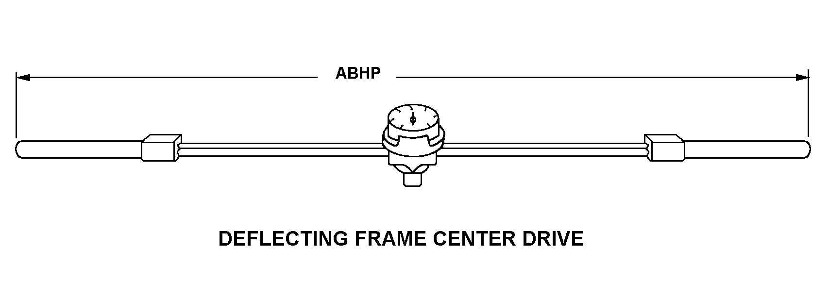 DEFLECTING FRAME CENTER DRIVE style nsn 5120-01-299-6719