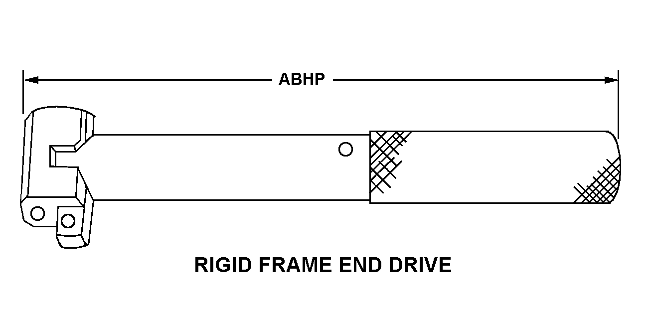 RIGID FRAME END DRIVE style nsn 5120-01-037-4744