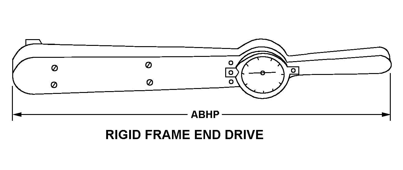 RIGID FRAME END DRIVE style nsn 5120-01-521-0260