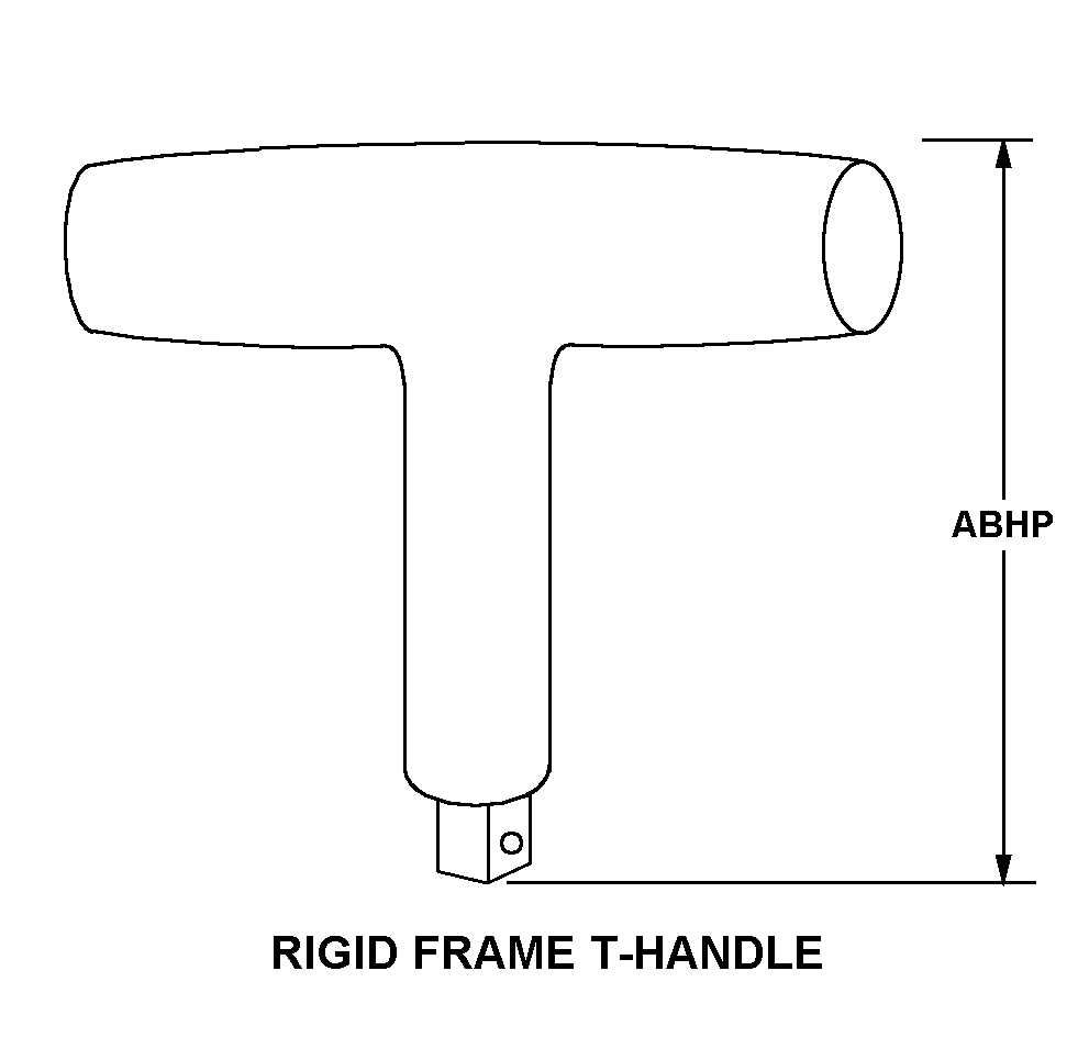 RIGID FRAME T-HANDLE style nsn 5120-01-120-7986