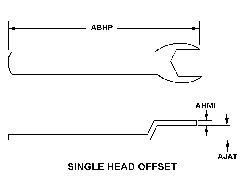 SINGLE HEAD OFFSET style nsn 5120-01-388-2225